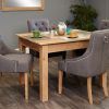 Oak Dining Tables and Fabric Chairs (Photo 13 of 25)