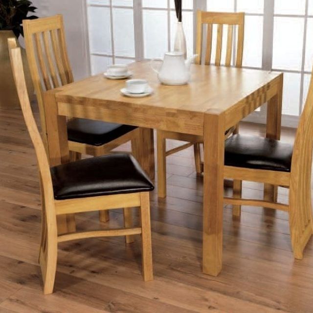 2024 Latest Oak Dining Tables and 4 Chairs