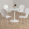 White Circular Dining Tables (Photo 25 of 25)