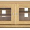 Oak Tv Cabinets With Doors (Photo 14 of 20)