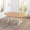 Cream and Oak Dining Tables (Photo 12 of 25)