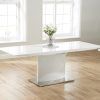 White Gloss Dining Tables and 6 Chairs (Photo 20 of 25)
