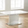 Extending White Gloss Dining Tables (Photo 3 of 25)