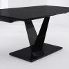 Dining Tables Black Glass (Photo 5 of 25)