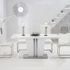 White High Gloss Dining Tables and 4 Chairs (Photo 8 of 25)