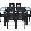 6 Seater Glass Dining Table Sets (Photo 5 of 25)