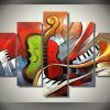 Abstract Music Wall Art (Photo 3 of 15)