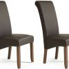 Brown Leather Dining Chairs (Photo 7 of 25)