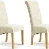 Oak Fabric Dining Chairs (Photo 2 of 25)