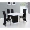 Black Extendable Dining Tables and Chairs (Photo 22 of 25)