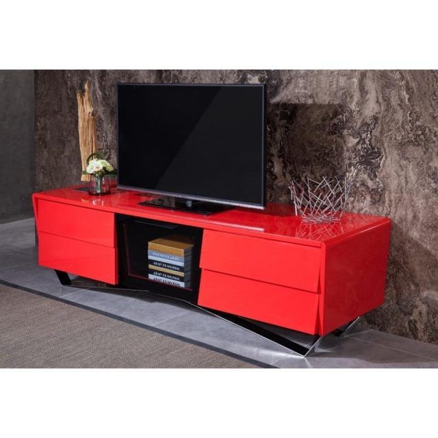 20 Inspirations Red Tv Stands