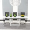 Extending White Gloss Dining Tables (Photo 21 of 25)