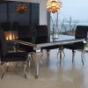 Black Glass Dining Tables and 6 Chairs (Photo 3 of 25)