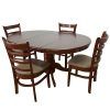 Extendable Dining Table and 4 Chairs (Photo 8 of 25)