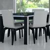 Black Gloss Dining Tables and Chairs (Photo 15 of 25)