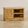 Oak Tv Units | Media Cabinet | Dvd Storage | Audio Furniture Devon inside Most Up-to-Date Small Oak Tv Cabinets (Photo 5426 of 7825)