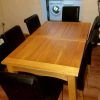 Solid Oak Dining Tables and 6 Chairs (Photo 21 of 25)