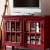 Fashionable Rustic Red Tv Stands inside Shop Rustic Red Cedar Log Tv Stand Or Sofa Table - Amish Made In The (Photo 7299 of 7825)