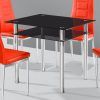Square Black Glass Dining Tables (Photo 2 of 25)
