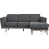 3 Seat L Shaped Sofas in Black (Photo 14 of 15)