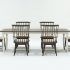 2024 Latest Candice Ii 7 Piece Extension Rectangular Dining Sets with Slat Back Side Chairs