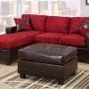 Red Leather Sectionals With Ottoman (Photo 8 of 10)