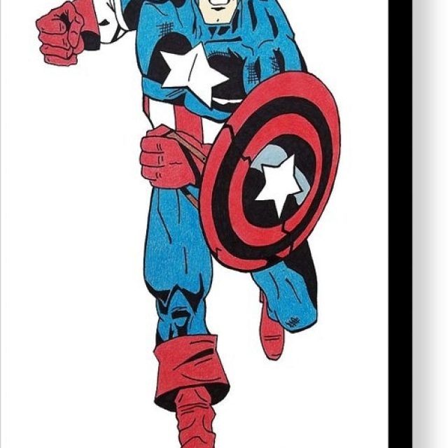 10 Best Collection of Captain America Wall Art