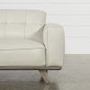 Caressa Leather Dove Grey Sofa Chairs (Photo 3 of 25)