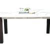 Parsons White Marble Top & Stainless Steel Base 48X16 Console Tables (Photo 16 of 25)