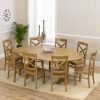 Oak Extending Dining Tables and 8 Chairs (Photo 5 of 25)