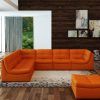 Orange Sectional Sofa (Photo 6 of 20)