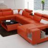 Orange Sectional Sofa (Photo 9 of 20)