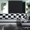 Black and White Sectional (Photo 2 of 15)