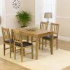 Oak Dining Tables and 4 Chairs (Photo 2 of 25)