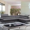 Gray Leather Sectional Sofas (Photo 5 of 21)