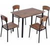 Castellanos Modern 5 Piece Counter Height Dining Sets (Photo 4 of 25)