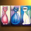 Cat Canvas Wall Art (Photo 6 of 25)