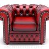 Red Leather Chesterfield Chairs (Photo 17 of 20)
