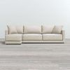 Setoril Modern Sectional Sofa Swith Chaise Woven Linen (Photo 9 of 15)