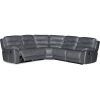 Denali Charcoal Grey 6 Piece Reclining Sectionals With 2 Power Headrests (Photo 5 of 25)