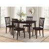 Candice Ii 5 Piece Round Dining Sets With Slat Back Side Chairs (Photo 5 of 25)