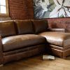 Small Brown Leather Corner Sofas (Photo 4 of 21)