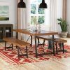 Goodman 5 Piece Solid Wood Dining Sets (Set of 5) (Photo 15 of 25)