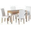 Round Oak Dining Tables and 4 Chairs (Photo 25 of 25)