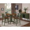 Candice Ii 7 Piece Extension Rectangular Dining Sets With Slat Back Side Chairs (Photo 16 of 25)