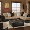 2Pc Luxurious and Plush Corduroy Sectional Sofas Brown (Photo 7 of 15)