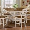 Candice Ii 5 Piece Round Dining Sets With Slat Back Side Chairs (Photo 8 of 25)