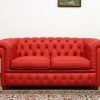 Red Leather Chesterfield Sofas (Photo 18 of 20)