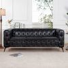 Traditional 3-Seater Faux Leather Sofas (Photo 15 of 15)