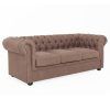 Traditional 3-Seater Faux Leather Sofas (Photo 13 of 15)